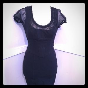 Bebe black mini dress